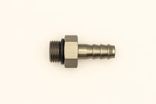 Load image into Gallery viewer, DeatschWerks 6AN ORB Male To 5/16in. Male Triple Barb Fitting (Incl. O-Ring)
