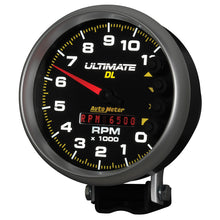 Load image into Gallery viewer, Autometer 5 inch Ultimate DL Playback Tachometer 11000 RPM - Black
