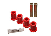 Load image into Gallery viewer, Energy Suspension 80-96 Ford Bronco / F150 / F250 / F350 Red Rear 4WD Frame Shackle Bushings Set
