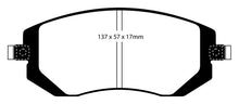 Load image into Gallery viewer, EBC 04-06 Saab 9-2X 2.0 Turbo Redstuff Front Brake Pads
