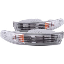 Load image into Gallery viewer, ANZO 1994-1997 Acura Integra Euro Parking Lights Chrome w/ Amber Reflector
