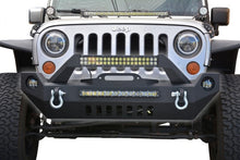 Load image into Gallery viewer, DV8 Offroad 07-18 Wrangler JK FS-17 Mid Length Steel Front Bumper w/ Fog Lights
