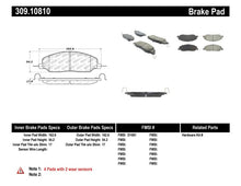 Load image into Gallery viewer, StopTech Performance 05-09 Ford Mustang Cobra/Mach 1 V6/GT / 10 Shelby/Shelby GT Front Brake Pads
