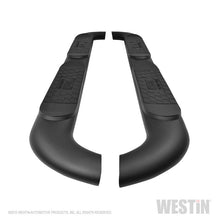 Load image into Gallery viewer, Westin 18-22 Jeep Wrangler JLU 4dr Platinum 4 Oval Nerf Step Bars - Tex. Blk
