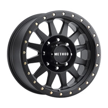 Load image into Gallery viewer, Method MR304 Double Standard 18x9 -12mm Offset 8x6.5 130.81mm CB Matte Black Wheel
