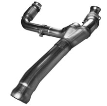 Load image into Gallery viewer, Kooks 09-13 GM 1500 3in x OEM Out Cat SS Y Pipe Kooks HDR Req
