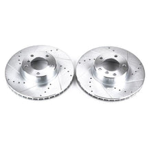 Load image into Gallery viewer, Power Stop 01-03 BMW 530i Front Evolution Drilled &amp; Slotted Rotors - Pair
