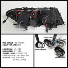 Load image into Gallery viewer, Spyder BMW E46 3-Series 02-05 4DR Projector Headlights 1PC LED Halo Blk PRO-YD-BMWE4602-4D-AM-BK
