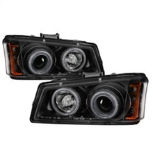 Load image into Gallery viewer, Spyder Chevy Silverado 1500 03-06 Projector HeadlightsCCFLHalo LED Blk High H1 PRO-YD-CS03-CCFL-BK
