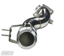 Load image into Gallery viewer, Turbo XS 2015+ Ford Mustang Ecoboost Downpipe w/ High Flow Catalytic Converter
