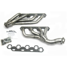 Load image into Gallery viewer, JBA 65-73 Ford Mustang 351W SBF w/T-5/Cable Clutch 1-5/8in Primary Raw 409SS Mid Length Header
