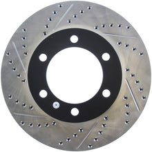 Load image into Gallery viewer, StopTech 00-06 Toyota Tundra / 01-07 Toyota Sequoia Front Right Slotted &amp; Drilled Rotor

