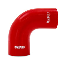 Load image into Gallery viewer, Mishimoto Silicone Reducer Coupler 90 Degree 3in to 3.75in - Red
