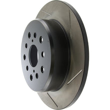 Load image into Gallery viewer, StopTech Power Slot 00-05 Lexus IS300 Rear Left SportStop Slotted Rotor
