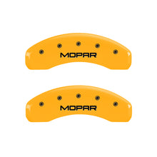 Load image into Gallery viewer, MGP 4 Caliper Covers Engraved Front &amp; Rear RT Black finish silver ch
