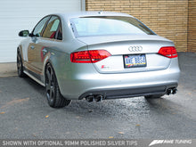 Load image into Gallery viewer, AWE Tuning Audi B8 / B8.5 S4 3.0T Touring Edition Exhaust - Chrome Silver Tips (90mm)
