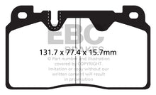 Load image into Gallery viewer, EBC 12+ Audi Q5 2.0 Turbo (Brembo) Greenstuff Front Brake Pads
