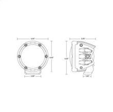 Load image into Gallery viewer, Rigid Industries 360-Series 4in Fog w/ Amber PRO Lens - White (Pair)
