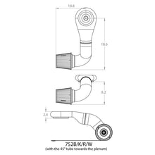 Load image into Gallery viewer, Spectre Plenum Kit Low w/Driver Side 45/90 Degree Tube

