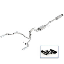 Load image into Gallery viewer, Ford Racing 15-18 F-150 5.0L Cat-Back Touring Exhaust System - Rear Exit Chrome Tips
