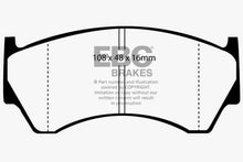 Load image into Gallery viewer, EBC 95-97 Nissan Sentra 1.6 Greenstuff Front Brake Pads
