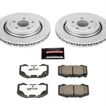 Load image into Gallery viewer, Power Stop 14-19 Chevrolet Corvette Rear Z26 Street Warrior Brake Kit
