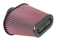Load image into Gallery viewer, K&amp;N Universal Air Filter 3 11/16in Flange x 8 3/4 x 5 1/2in Base x 6 3/8 x 3 3/16in Top x 7in Height
