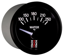 Load image into Gallery viewer, Autometer Stack 52mm 100-250 Deg F 1/8in NPTF Electric Water Temp Gauge - Black

