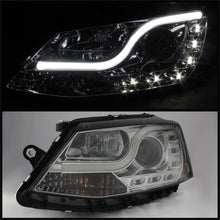 Load image into Gallery viewer, Spyder Volkswagen Jetta 11-14 Projector Headlights Halogen Light Tube DRL Smke PRO-YD-VJ11-LTDRL-SM
