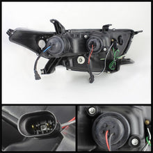 Load image into Gallery viewer, Spyder Toyota Highlander 11-13 Projector Headlights 3D DRL Blk PRO-YD-THLAN11-3DDRL-BK
