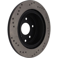 Load image into Gallery viewer, StopTech 08-09 Infiniti EX35 / 05-08 G35 / 09 G37 / 06-09 M35/M45 Cryo Drilled Left Rear Rotor
