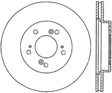 Load image into Gallery viewer, StopTech 97-01 Acura Integra Cryo Slotted Front Right Sport Brake Rotor
