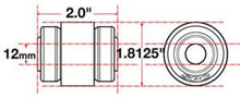Load image into Gallery viewer, SPC Performance Flex Joint X-AXIS Jeep JK Front UCA 12mm X 2 X 1.8125
