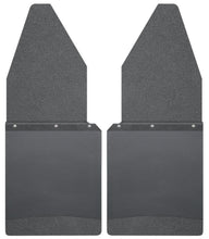 Load image into Gallery viewer, Husky Liners Ford 88-16 F-150/88-99 F-250 12in W Black Top &amp; Weight Kick Back Front Mud Flaps
