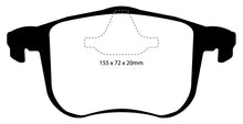 Load image into Gallery viewer, EBC 06-11 Saab 9-3 2.0 Turbo (Aero) Yellowstuff Front Brake Pads
