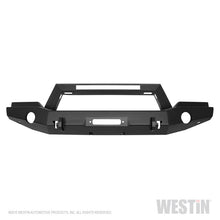 Load image into Gallery viewer, Westin 07-18 Jeep Wrangler JK WJ2 Full Width Front Bumper w/LED Light - Tex. Blk
