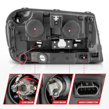 Load image into Gallery viewer, ANZO 02-09 Chevrolet Trailblazer Projector Headlights w/ Halo Chrome Housing (Non-LT Models)
