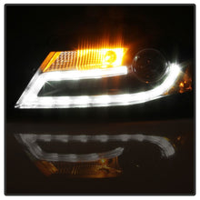 Load image into Gallery viewer, Spyder Audi A4 09-12 Projector Headlights Xenon/HID Model Only - DRL LED Blk PRO-YD-AA408-HID-DRL-BK
