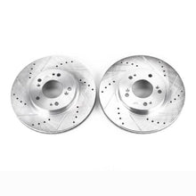 Load image into Gallery viewer, Power Stop 04-08 Mitsubishi Endeavor Front Evolution Drilled &amp; Slotted Rotors - Pair

