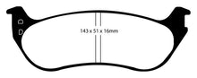 Load image into Gallery viewer, EBC 06-10 Ford Explorer 4.0 2WD Greenstuff Rear Brake Pads
