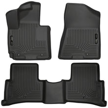 Load image into Gallery viewer, Husky Liners 2016 Hyundai Tucson WeatherBeater Combo Black Floor Liners
