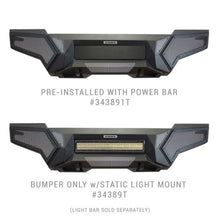 Load image into Gallery viewer, Go Rhino 16-21 Toyota Tacoma Element Front Bumper with Fixed Light Bar Mount Textured Black
