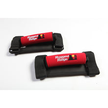 Load image into Gallery viewer, Rugged Ridge Neoprene Grab Handles Red 55-20 CJ/Jeep Wrangler /JT
