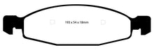 Load image into Gallery viewer, EBC 99-02 Jeep Grand Cherokee 4.0 (ATE) Yellowstuff Front Brake Pads
