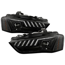 Load image into Gallery viewer, Spyder 13-16 Audi A4/S4 Halogen Model Only High-Power LED Headlights - Black PRO-YD-AA413HALAP-BK
