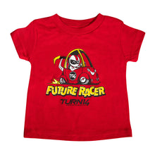 Load image into Gallery viewer, Turn 14 Distribution Baby Future Racer Tshirt - Red
