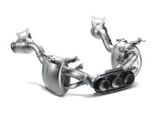 Load image into Gallery viewer, Akrapovic 10-15 Ferrari 458 Italia/458 Spyder Slip-On Line (Titanium) w/ Carbon Tips
