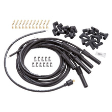 Load image into Gallery viewer, Edelbrock Spark Plug Wire Set Universal Flex Boots 500 Ohm Resistance 8 65mm Black Wire (Set of 9)
