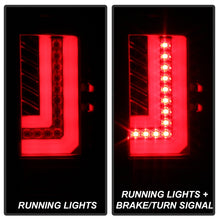 Load image into Gallery viewer, Spyder GMC Sierra 2016-2017 Light Bar LED Tail Lights - Red Clear ALT-YD-GS16-LED-RC
