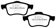 Load image into Gallery viewer, EBC 13+ Fiat 500L 1.4 Turbo Greenstuff Front Brake Pads

